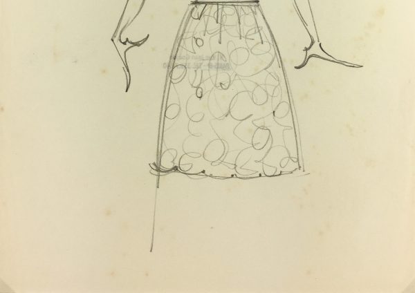 Fashion Original Art - Haute Couture, Matta Fashion House, c.1960