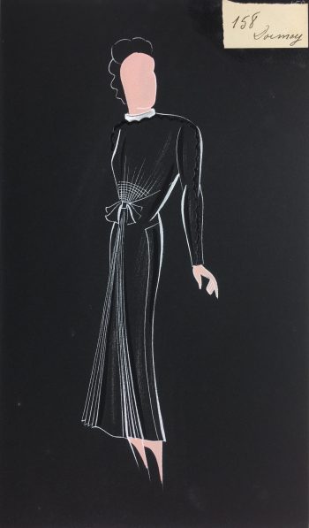 Fashion Original Art - French Fashion, Manicacci, Dormoy, c.1930