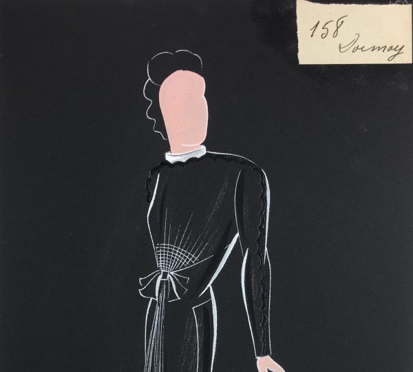 Fashion Original Art - French Fashion, Manicacci, Dormoy, c.1930