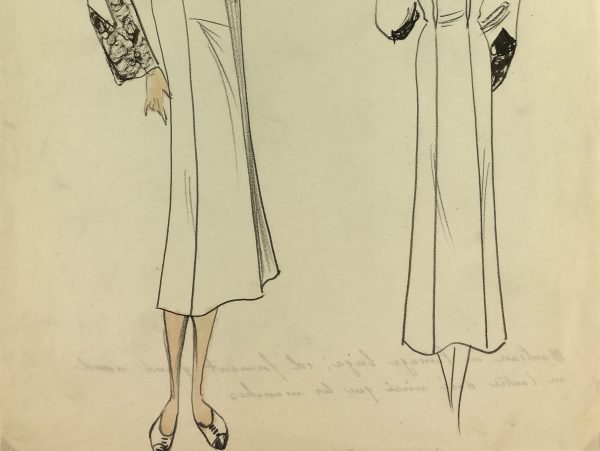 Fashion Original Art - French Fashion, Manicacci, Gaston, c.1930