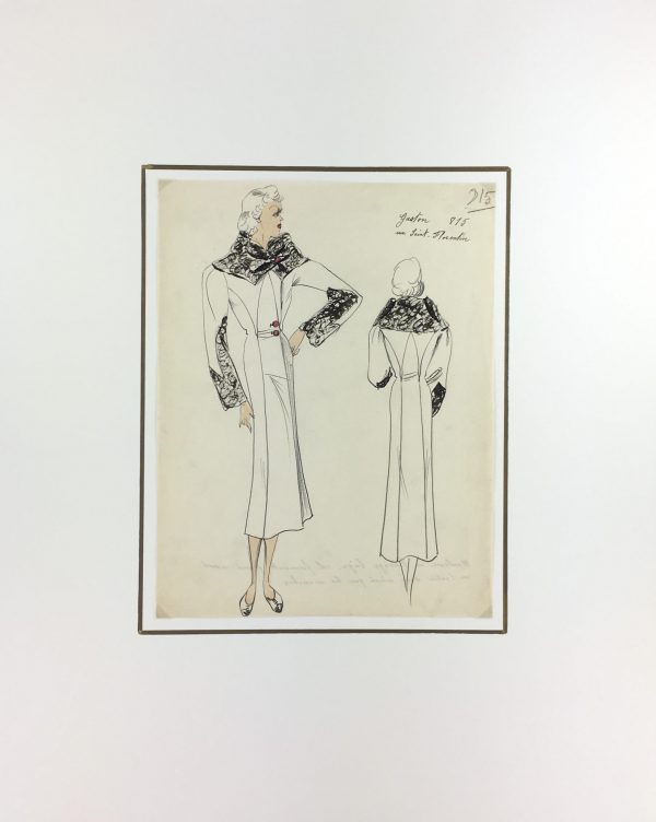 Fashion Original Art - French Fashion, Manicacci, Gaston, c.1930