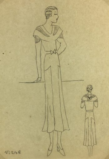 Fashion Original Art - French Fashion, c.1930
