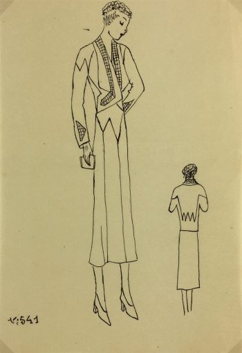 Fashion Original Art - French Fashion, c.1930