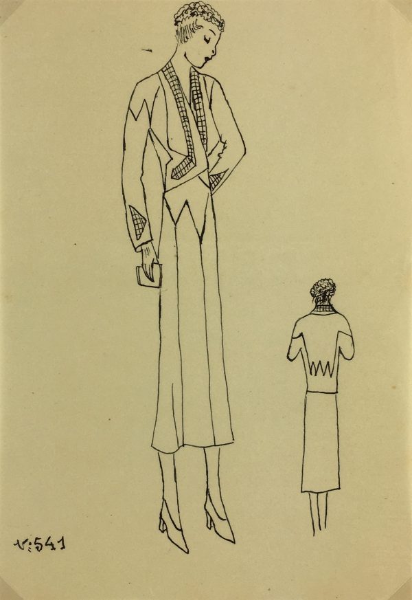 Fashion Original Art - French Fashion, c.1930
