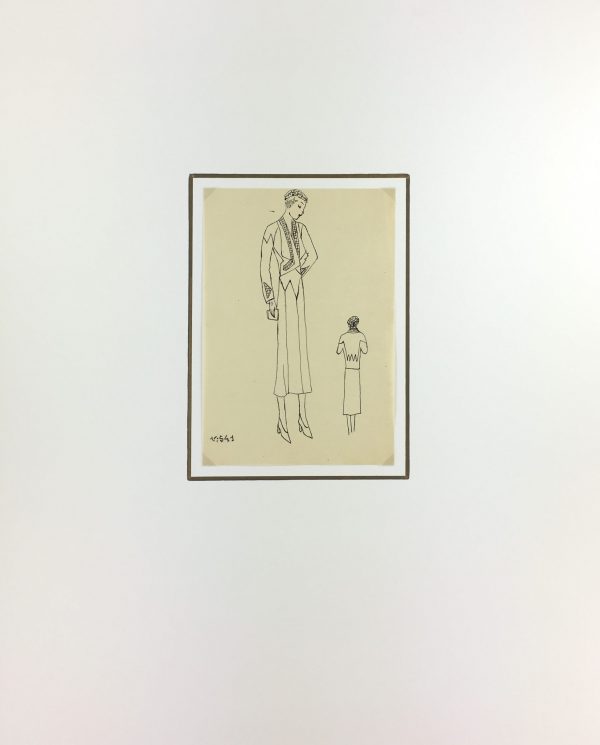Fashion Original Art - French Fashion, c.1930