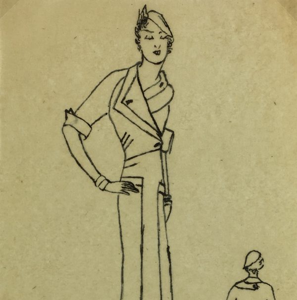 Fashion Original Art - French Fashion, c.1930