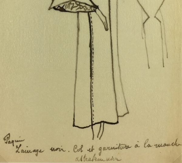 Fashion Original Art - French Fashion, Paquin, c.1930