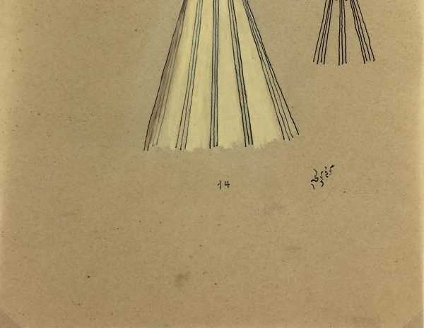 Fashion Original Art - Fashion Drawing, Susy, Buenos Aires, c.1940