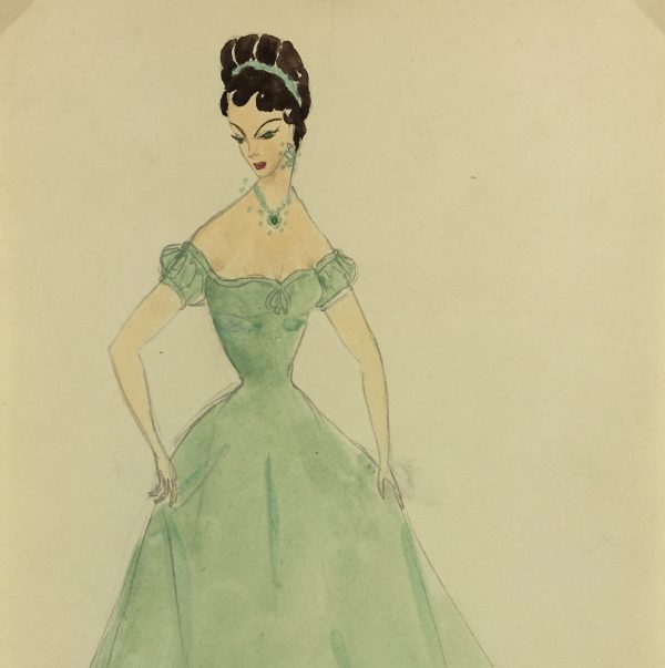 Fashion Original Art - Dress, Ninon, c.1930