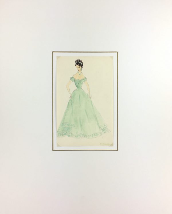 Fashion Original Art - Dress, Ninon, c.1930