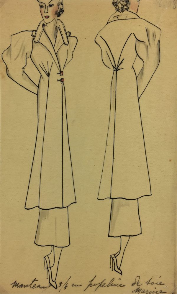 Fashion Original Art - French Fashion, c.1930