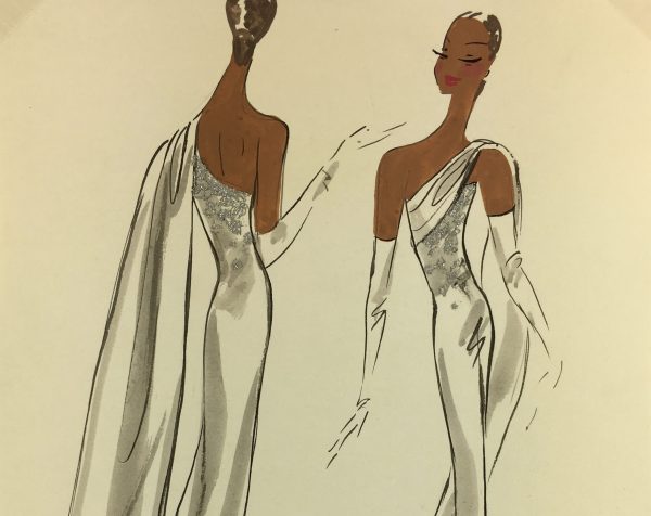 Fashion Original Art - French Fashion, Ros, 2000s