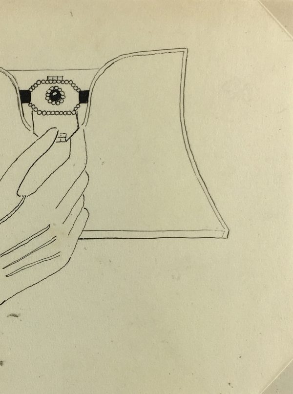 Fashion Original Art - Bag, Sach, c.1920
