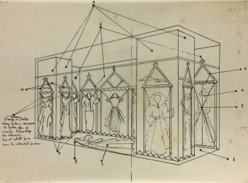 Fashion Original Art - Fashion Shop, c.1930