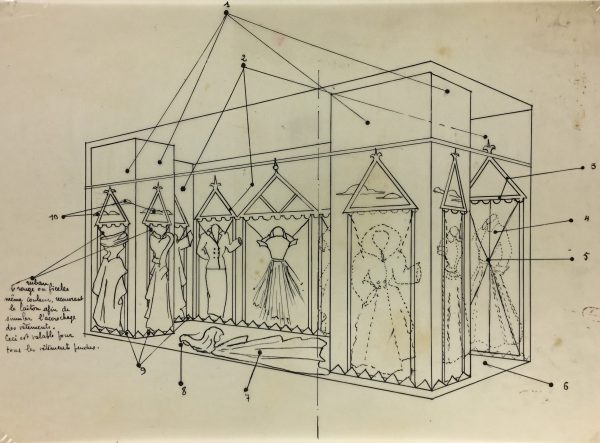 Fashion Original Art - Fashion Shop, c.1930