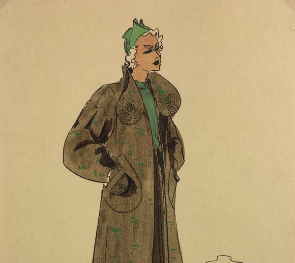 Fashion Original Art - French Fashion, Manicacci, Patou, c.1930