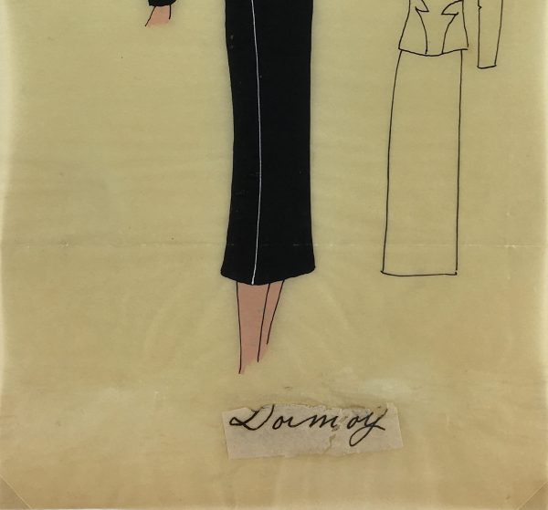 Fashion Original Art - French Fashion, Dormoy, c.1930