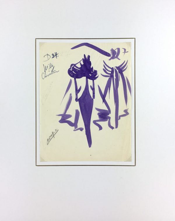 Fashion Original Art - Haute Couture, Willy, c.1960