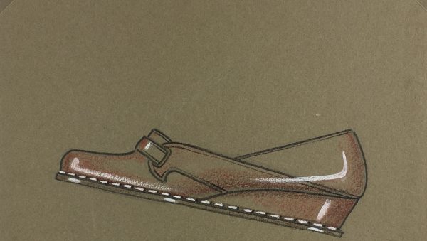 Fashion Original Art - Shoe Design, Denyse Bertrand, c.1960