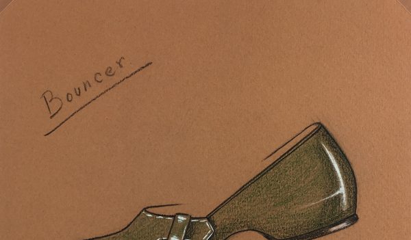 Fashion Original Art - Shoe Design, Denyse Bertrand, c.1960