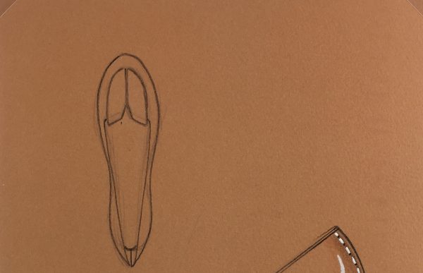 Fashion Original Art - Shoe Design, Denyse Bertrand, c.1960