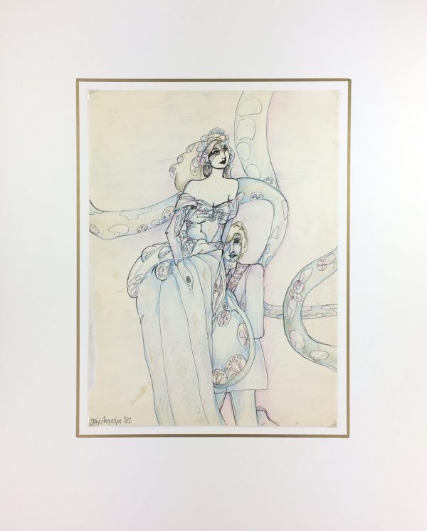 Fashion Original Art - Elegance, T. Angelyn, 1981