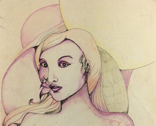 Fashion Original Art - Elegance, T. Angelyn, 1980