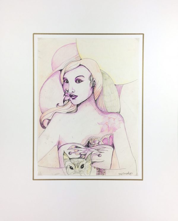 Fashion Original Art - Elegance, T. Angelyn, 1980