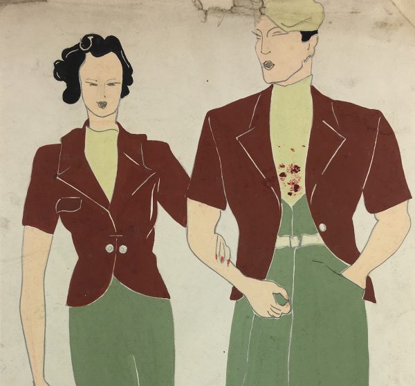 Fashion Original Art - Fashion, Simonne, c.1930