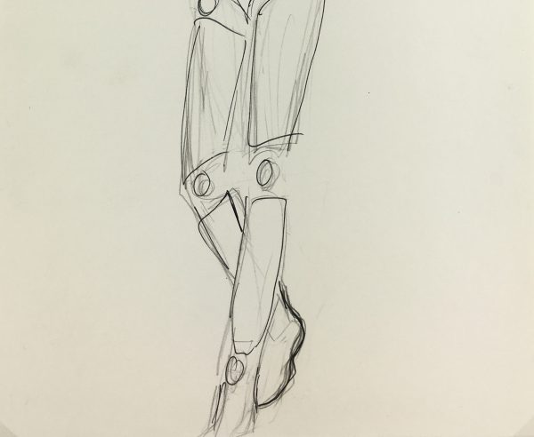 Fashion Original Art - Sketch, French, c.1980