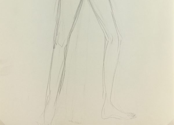 Fashion Original Art - Sketch, French, c.1980