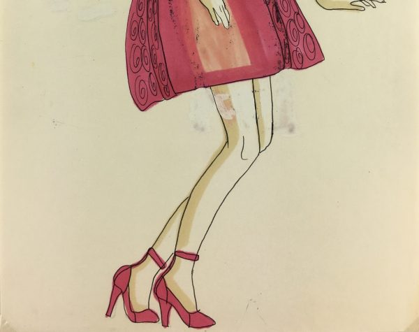 Fashion Original Art - French Fashion, J. Angelyn, c.1980