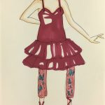 Fashion Original Art - French Fashion, J. Angelyn, c.1980