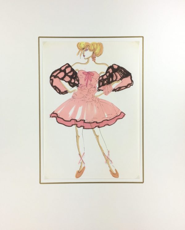 Fashion Original Art - French Fashion, J. Angelyn, c.1980