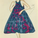 Fashion Original Art - French Fashion, J. Angelyn, c.1980