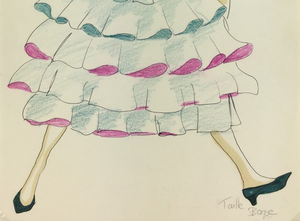 Fashion Original Art - French Fashion, J. Angelyn, c.1980