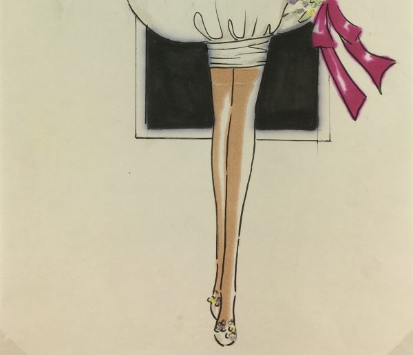 Fashion Original Art - Wedding Dress, Paris Couture, c.1990
