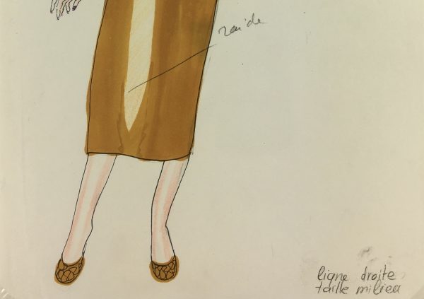 Fashion Original Art - French Fashion, J. Angelyn, c.1980