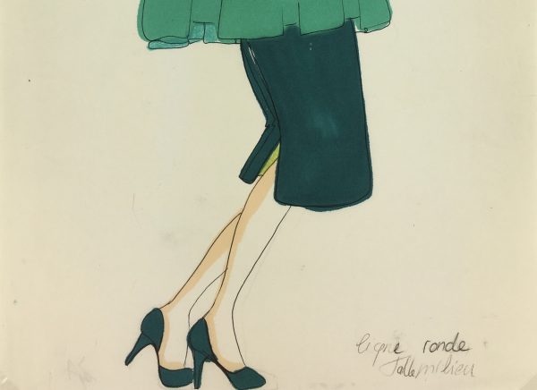 Fashion Original Art - French Fashion, J. Angelyn, c.1980
