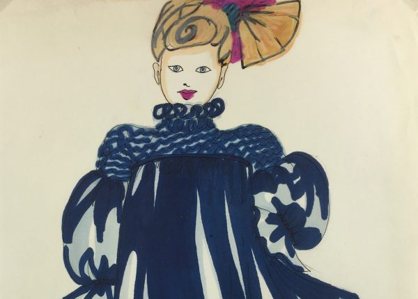 Fashion Original Art - French Fashion, J. Angelyn, c.1980