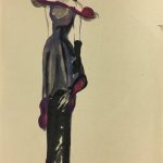 Fashion Original Art - Fashion, Gisele Tanalias, c.1975