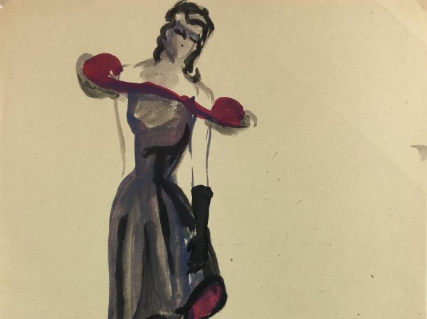 Fashion Original Art - Fashion, Gisele Tanalias, c.1975