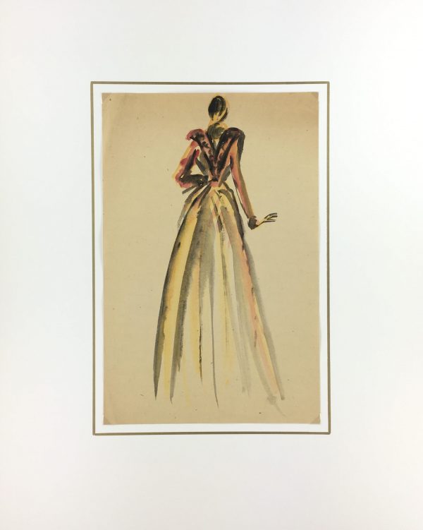 Fashion Original Art - Fashion, Gisele Tanalias, c.1975