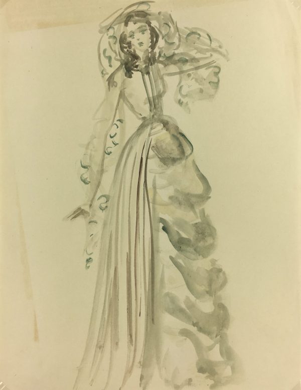 Fashion Original Art - Fashion, Gisele Tanalias, c.1975