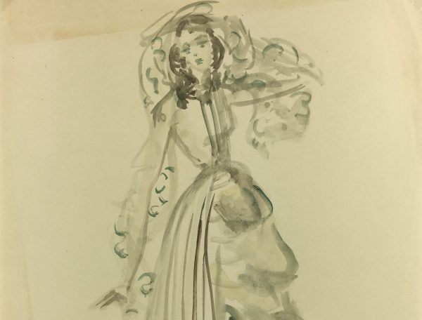 Fashion Original Art - Fashion, Gisele Tanalias, c.1975