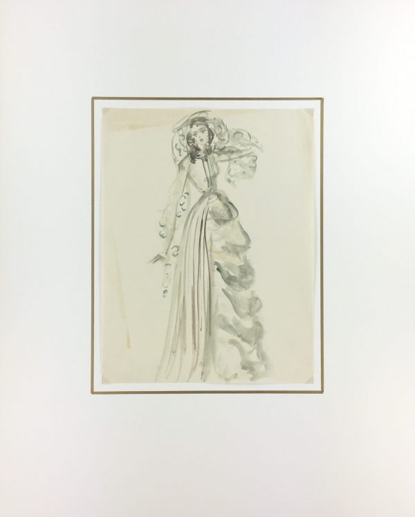 Fashion Original Art - Fashion, Gisele Tanalias, c.1975