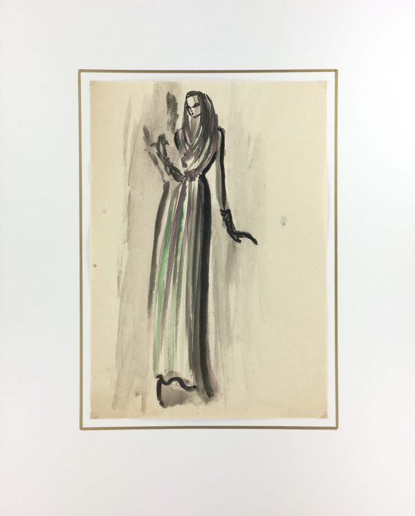 Fashion Original Art - Fashion, Gisele Tanalias, c.1975