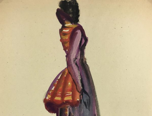 Fashion Original Art - Fashion, Gisele Tanalias, c.1975