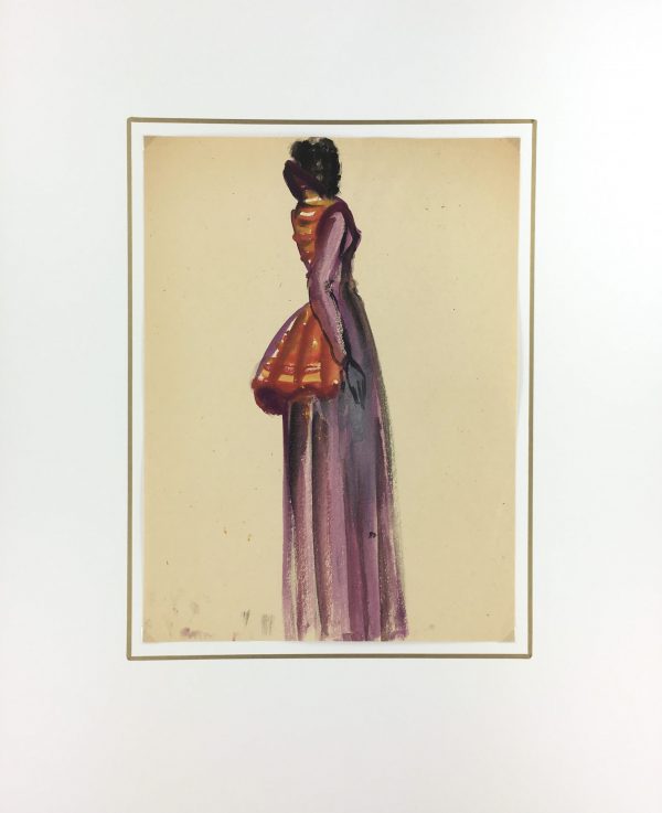 Fashion Original Art - Fashion, Gisele Tanalias, c.1975