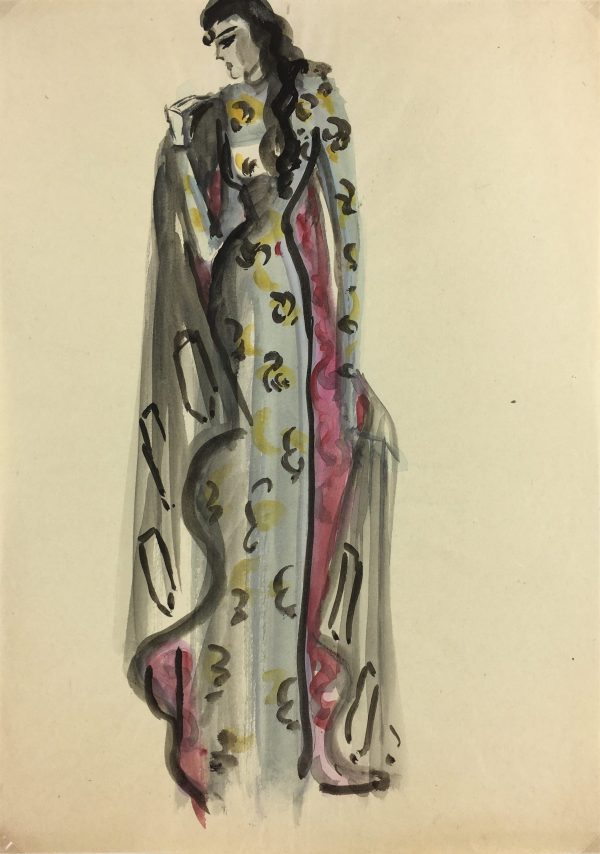 Fashion Original Art - Fashion, Gisele Tanalias, c.1975